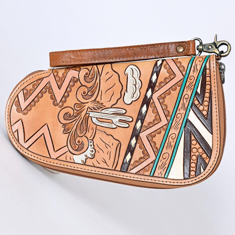 ADGC104 American Darling Hand Tooled Saddle Blanket Genuine Leather Women Bag Western Handbag Purse