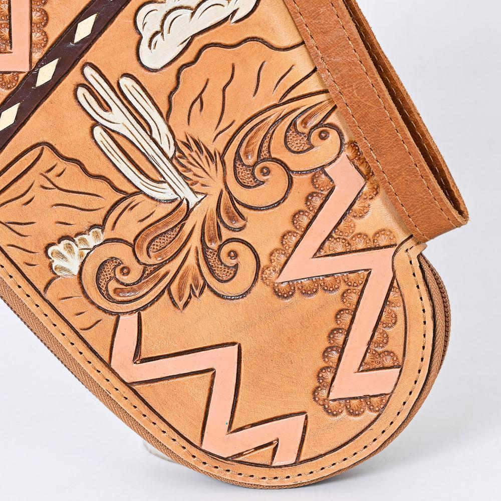 ADGC104 American Darling Hand Tooled Saddle Blanket Genuine Leather Women Bag Western Handbag Purse