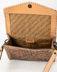American Darling Hand Tooled Genuine Leather Women Bag Western Handbag Purse