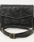American Darling Hand Tooled Genuine Leather Women Bag Western Handbag Purse