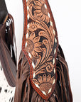 ADBGA390 American Darling Hand Tooled Hair On Genuine Leather Women Bag Western Handbag Purse