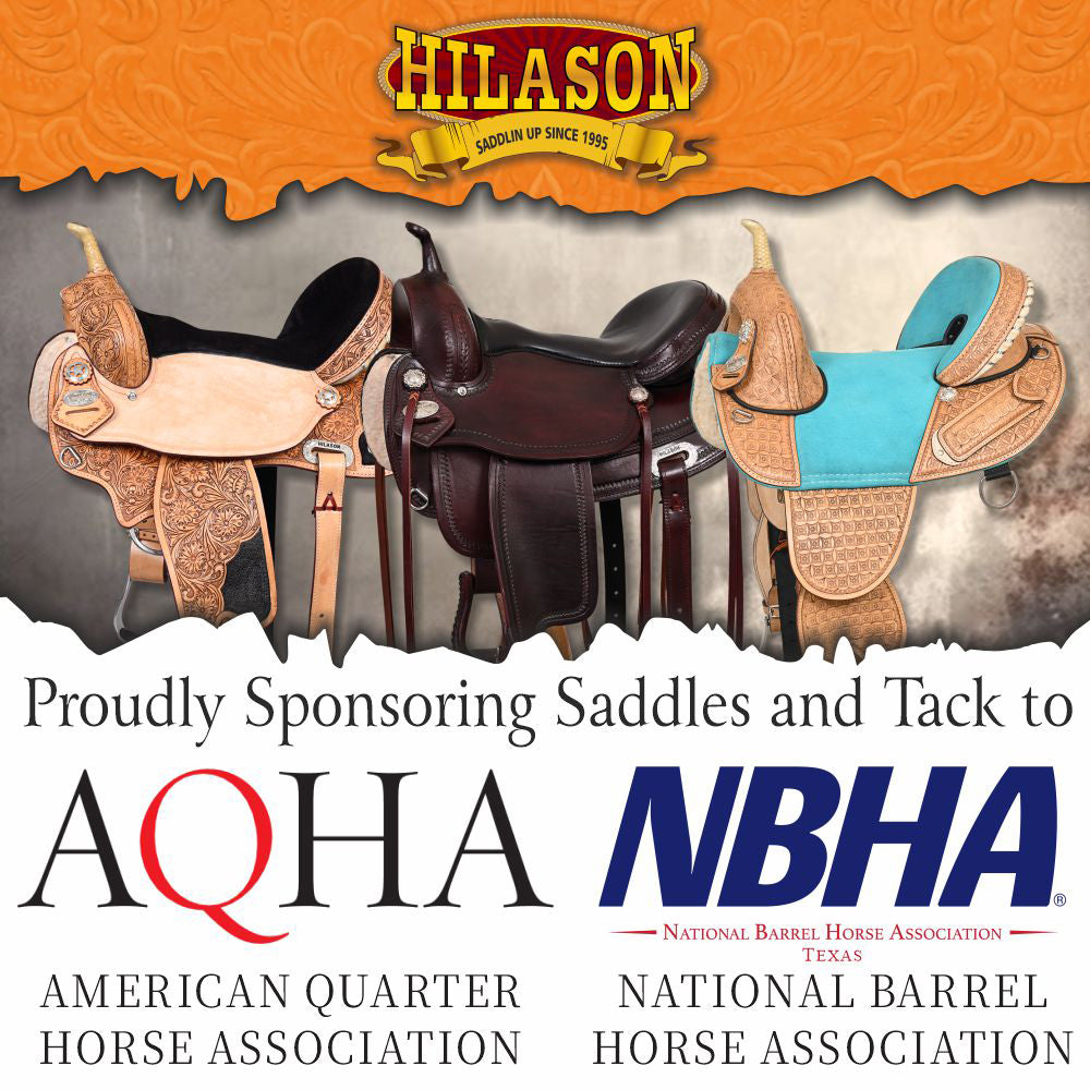 Hilason Western Horse Flex Tree Barrel Trail In Suede Leather Saddle Brown