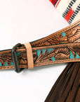 American Darling Cross Body Hand Tooled Saddle Blanket Genuine Leather Women Bag Western Handbag Purse