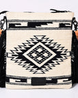 American Darling Messenger Hand Tooled Hair On Genuine Leather Western Women Bag Handbag Purse | Cute