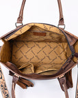 American Darling Briefcase Hand Tooled Saddle Blanket Genuine Leather women bag western handbag purse