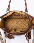 American Darling Briefcase Hand Tooled Saddle Blanket Genuine Leather women bag western handbag purse