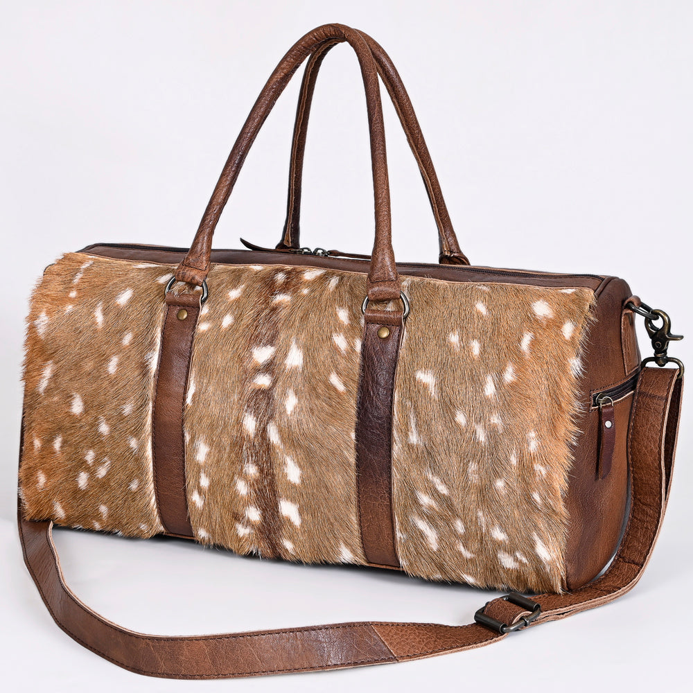 American Darling Women's Duffel Bag Western Hair On Genuine Leather Handbag and Ladies Purse