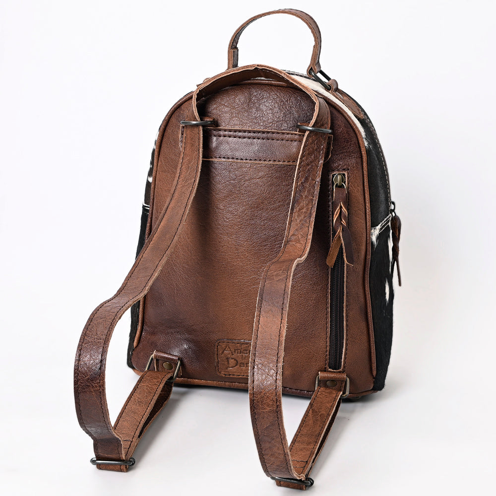 American Darling Hand Tooled Hair On Genuine Leather Women Bag Western Handbag Purse