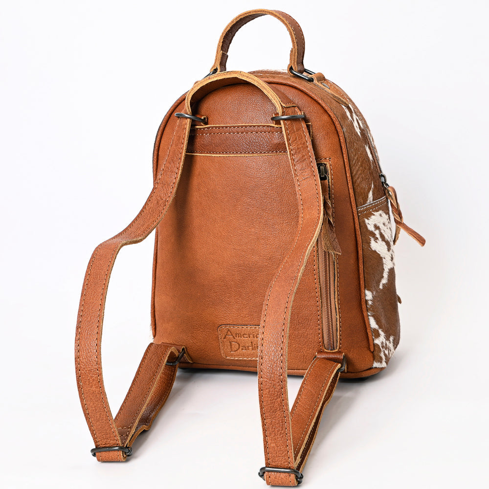 American Darling Hand Tooled Hair On Genuine Leather Women Bag Western Handbag Purse