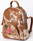 American Darling Hand Tooled Hair On Genuine Leather Women Bag Western Handbag Purse