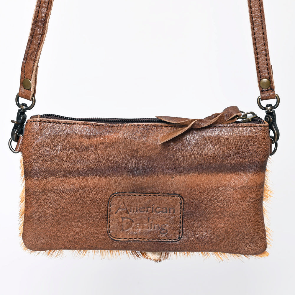 American Darling Small Crossbody Hair On Genuine Leather Women Bag Western Handbag Purse