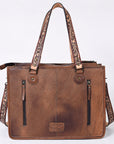 American Darling ADBG1033A Tote Saddle Blanket Genuine Leather women bag western handbag purse