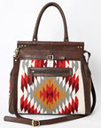 ADBGA400 American Darling Saddle Blanket Genuine Leather Women Bag Western Handbag Purse