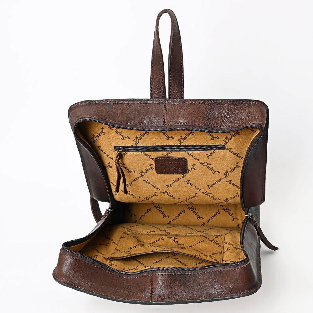 ADBGA401 American Darling Hand Tooled Hair On Genuine Leather Women Bag Western Handbag Purse