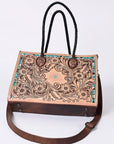 American Darling Tote Hand Tooled Genuine Leather women bag western handbag purse