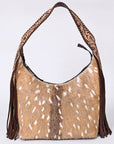 Hobo Hair On Saddle Blanket Genuine Leather Western Bag For Women
