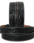 American Darling ADBLF215-L Beautifully Hand Tooled Genuine American Leather Belt Men and  Women