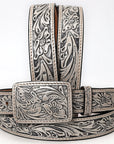American Darling ADBLF217-L Beautifully Hand Tooled Genuine American Leather Belt Men and  Women