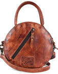 Never Mind Nmbgm136A Canteen Vintage Handmade Genuine Cowhide Leather Women Bag Western Handbag Purse