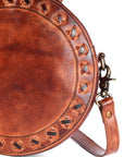 Never Mind Nmbgm136A Canteen Vintage Handmade Genuine Cowhide Leather Women Bag Western Handbag Purse