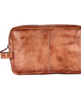 Never Mind Nmbgm137A Toiletry Vintage Handmade Genuine Cowhide Leather Women Bag Western Handbag Purse