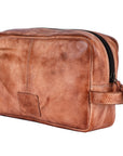 Never Mind Nmbgm137A Toiletry Vintage Handmade Genuine Cowhide Leather Women Bag Western Handbag Purse