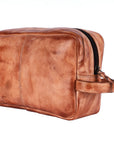 Never Mind Nmbgm137A Toiletry Vintage Handmade Genuine Cowhide Leather Women Bag Western Handbag Purse