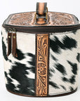 ADBGA411 American Darling Hand Tooled Hair On Genuine Leather Women Bag Western Handbag Purse
