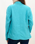 ADBZ036 Genuine leather Hand tooled hand carved Women Blazer dress jacket ladies Girl