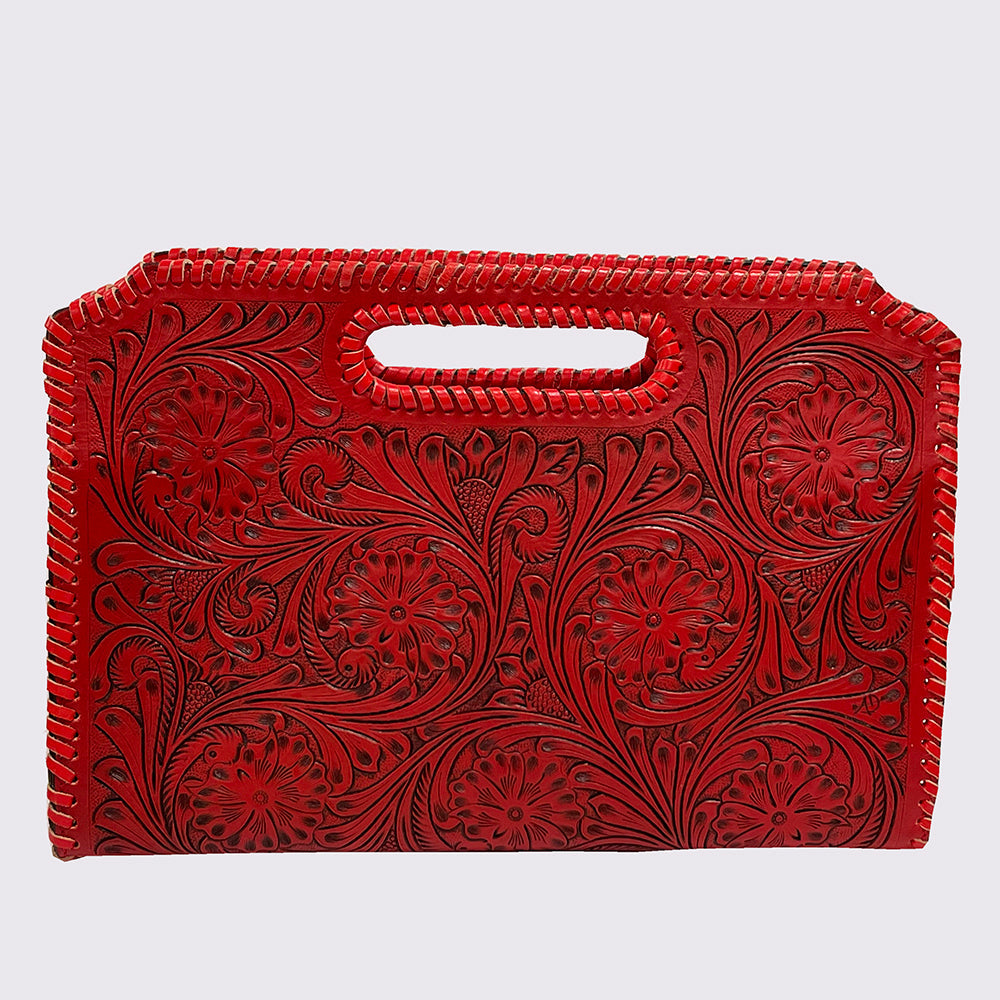 ADBGZ759B American Darling Hand Tooled Genuine Leather Women Bag Western Handbag Purse
