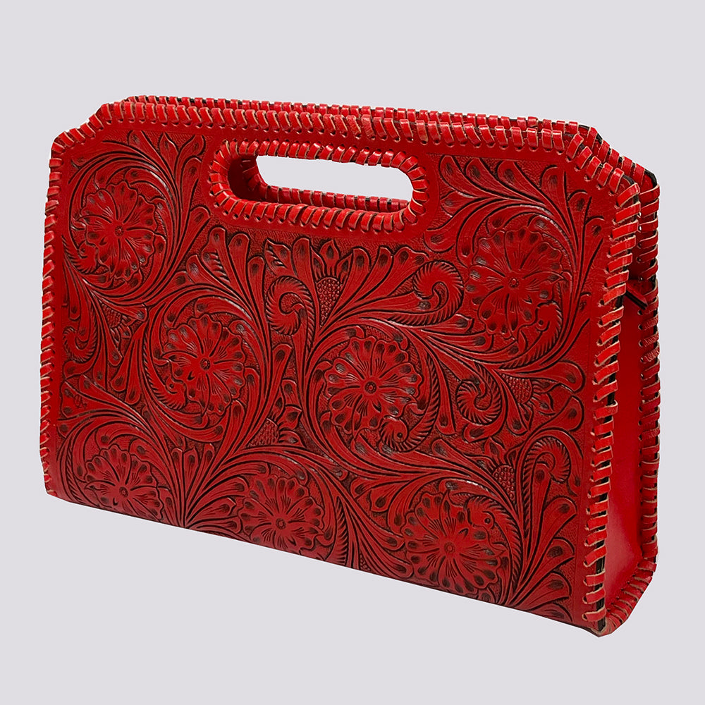 ADBGZ759B American Darling Hand Tooled Genuine Leather Women Bag Western Handbag Purse