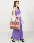 American Darling ADBGZ762B Hand Tooled Genuine Leather Women Bag Western Handbag Purse