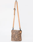 American Darling ADBGZ763A Hand Tooled Genuine Leather Women Bag Western Handbag Purse