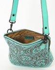 American Darling ADBGZ763B Hand Tooled Genuine Leather Women Bag Western Handbag Purse