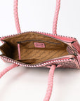 American Darling SMALL CROSSBODY Hand Tooled Genuine Leather women bag western handbag purse