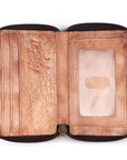 Never Mind Nmbgm146A Wallet Vintage Handmade Genuine Cowhide Leather Women Bag Western Handbag Purse