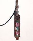 Comfytack H. Floral Hand Painted Genuine Leather Breast Collar