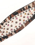 HILASON Western Horse Headstall Breast Collar Leather Tan