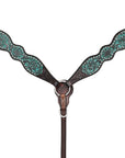 HILASON W. H. Headstall Breast Collar Leather Brown – Hilason