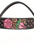 Hand-Carved Leather Western Headstall And Breast Collar Set For Training And Showing