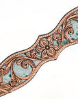 HILASON Western Horse Headstall Breast Collar American Leather Tan