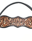 HILASON Western Horse Headstall Breast Collar Leather Tan