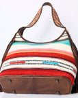 Hobo Hair On Saddle Blanket Genuine Leather Western Bag For Women