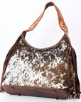 Hobo Hair On Saddle Blanket Genuine Leather Western Bag For Women