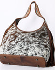Hobo Hair On Saddle Blanket Genuine Leather Western Bag For Women