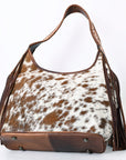 Hobo Hair On Saddle Blanket Genuine Leather Western Bag For Women