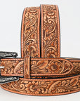 American Darling Beautifully Hand Tooled Genuine American Leather Belt Men and Women