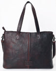 ADBGZ769 American Darling Hand Tooled Hair On Genuine Leather Women Bag Western Handbag Purse