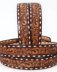 American Darling Beautifully Hand Tooled Genuine American Leather Belt Men and  Women