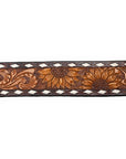 American Darling ADBLF185-L Beautifully Hand Tooled Genuine American Leather Belt Men and  Women